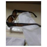 Ladies rhinestone rimmed tortoise shell sunglasses