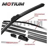 MOTIUM OEM QUALITY Premium All-Season Windshield Wiper Blades (20"+18" pair for front windshield