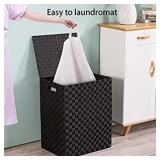 YOUDENOVA Handwoven Laundry Basket Hamper