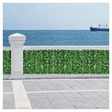 Enfudid 1 PCS Artificial Leaf Fence Privacy Screen