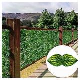 Enfudid 1 PCS Artificial Leaf Fence Privacy Screen