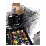 Nespresso by Breville Vertuo Next Classic Black Coffee and Espresso Machine Bundle