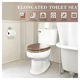 Angel Shield Toilet Seat Molded Wood with Quiet Close