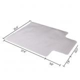 Ktaxon 36" x 48" Home Office Chair PVC Floor Mat with Lip for Carpet