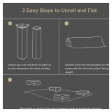 Ktaxon 36" x 48" Home Office Chair PVC Floor Mat with Lip for Carpet