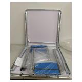 labworkauto 4FT Blue Foldable Portable Table Aluminum