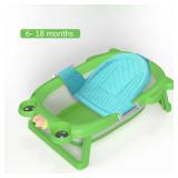 BPA Free 2021 New Model Frog Cartoon TPE Foldable Newborn Baby Toddler Bath