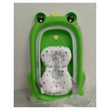 BPA Free 2021 New Model Frog Cartoon TPE Foldable Newborn Baby Toddler Bath