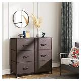WLIVE Dresser with 6 Fabric Drawers