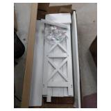 Convenience Concepts Oxford 1 Drawer Console Table, Driftwood/White