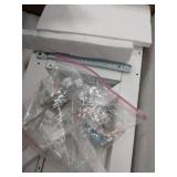 Convenience Concepts Oxford 1 Drawer Console Table, Driftwood/White