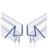 2-Pack Butecare Frameless Shower Door Bottom Seal â Stop Shower Leaks and Create a Water Barrier