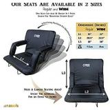 BRAWNTIDE Stadium Seat with Back Support