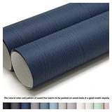Dark Blue Wood Self Adhesive Paper