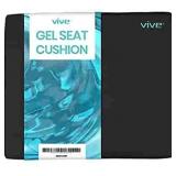Vive Wheelchair Cushion - Gel Seat Pad for Coccyx, Orthopedic Back Support, Sciatica & Tailbone Pain Relief - Waterproof Cover + 4 Layer Foam Support and Comfort - for Pressure Sores and Ulcers