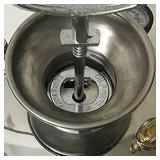 COMATOP Stainless Steel Sprayer 1 Gallon Set Reinforced Hose Hand Pump Sprayer Pressure Gauge&Safety Valve Adjustable Nozzle Suitable for Garden Sprayer for Home Gardening Ground Cleaning