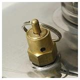 COMATOP Stainless Steel Sprayer 1 Gallon Set Reinforced Hose Hand Pump Sprayer Pressure Gauge&Safety Valve Adjustable Nozzle Suitable for Garden Sprayer for Home Gardening Ground Cleaning