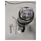 COMATOP Stainless Steel Sprayer 1 Gallon Set Reinforced Hose Hand Pump Sprayer Pressure Gauge&Safety Valve Adjustable Nozzle Suitable for Garden Sprayer for Home Gardening Ground Cleaning