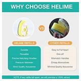 5 Refills Heavy Duty Replacement Sponge Heads Set, Soap Dispenser Scrubbers, Cleaners Supplies