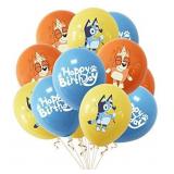 24 Pc Bluey Balloons For Birthday
