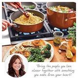 Rachael Ray - Cucina 12-Piece Nonstick Cookware Set - Espresso/Pumpkin Orange