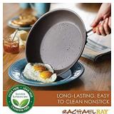 Rachael Ray - Cucina 12-Piece Nonstick Cookware Set - Espresso/Pumpkin Orange