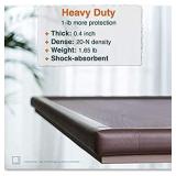 Roving Cove Baby Proofing Edge Corner Protector (18ft Edge + 8 Corners), Heavy-Duty, Soft NBR Rubber Foam, Furniture Bumper Guards, 3M Pre-Taped Corners, Coffee Brown
