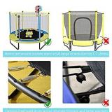 60" Trampoline for Kids, 5FT Indoor Outdoor Trampoline, Pictures may vary from actual item