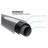 Briofox Shower Curtain, with Tension Spring, 304 Stainless Steel