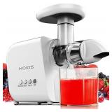 KOIOS Juicer, Masticating Juicer Machine, Slow Juice Extractor with Reverse Function, Cold Press Juicer Machines with Quiet Motor, Easy to Clean with Brush
