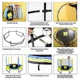 60" Trampoline for Kids, 5FT Indoor Outdoor Trampoline, Pictures may vary from actual item