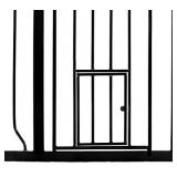 Carlson Extra Tall Walk Through Pet Gate with Small Pet Door, Includes 4-Inch Extension Kit, 4 Pack Pressure Mount Kit and 4 Pack Wall Mount Kit, Black