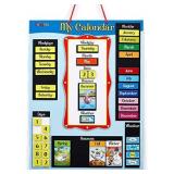 ZazzyKid Magnetic Calendar & Weather Set for Kids: Children