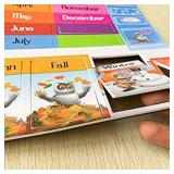 ZazzyKid Magnetic Calendar & Weather Set for Kids: Children