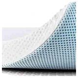 subrtex 4 Inch Gel-Infused Memory Foam Bed Mattress Topper High Density Cooling Pad Removable Fitted Bamboo Cover Ventilated Design- Full