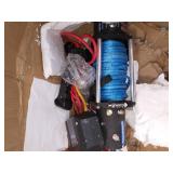 REINDEER New 12V Winch 9500 lb Load Capacity Electric Winch Synthetic Rope with Hawse Fairlead Waterproof IP67 with Wireless Remotes