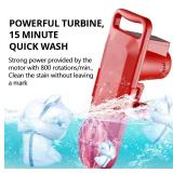 Portable Washing Machine for Bucket Small 2 Ways Rotation Digital Timing Travel Household Electric Mini Cleaning Device
