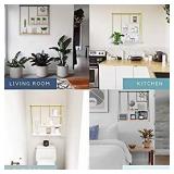 Gold Floating Shelf for Wall Shelf | Floating Shelves White Gold Bedroom Decor Bookshelf- Modern, Aesthetic, Hanging, Mounted, Tier, Book, Storage, Nursery, Bathroom, Display (Gold and White)