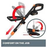 WORX WG170 2 GT Revolution 20V PowerShare 12 Grass Trimmer Edger Mini Mower 2 0Ah Battery and Charger Included Black and Orange