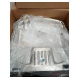 Elkay LZSTL8WSLP Enhanced ezH2O Bottle Filling Station, & Versatile Bi-Level ADA Cooler, Filtered Refrigerated, 39.50 x 19.00 x 36.75 inches, Light Gray, Bottom Only, Retails for $1529