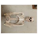 Seasons Poseable Skeleton Halloween Decoration Bone 36 in. H x 4 in. W x 9-1/2 in. L