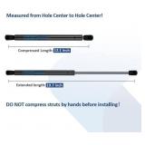 20 inch 150 Lbs (667 N) Gas Spring Shock Struts C16-17566 for Heavy-duty Floor Hatch Truck Tonneau Cover Camper RV Bed Large Outdoor Box Lid Trap Door (Suitable weight: 125-165 Pounds)