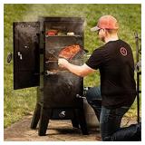 Cuisinart COS-244 Vertical 36" Propane Smoker, Black