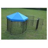 Keny Pet Play yard with canopy