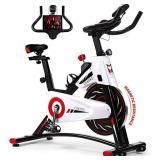 Exercise Bike, CHAOKE Indoor Cycling Bike, Stationary Bike Magnetic Resistance Whisper Quiet for Home Cardio Workout Heavy Flywheel & Comfortable Seat Cushion with Digital Monitor