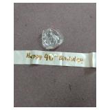 DragonflyDreams Rose Gold Happy 40th Birthday Sash and 40 Birthday Tiara Rhinestone Crown Headband for 40 Birthday Gift Party Accessories 40th Birthday Decoration Girls Women