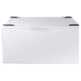 Samsung - Washer/Dryer Laundry Pedestal with Storage Drawer - White