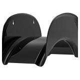 Gardzen Steel Wall-mounted Heavy Duty Black Hose Bracket, Car Hose Holder, Carrier, Support For Garden Hose Hanger