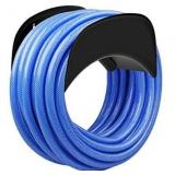 Gardzen Steel Wall-mounted Heavy Duty Black Hose Bracket, Car Hose Holder, Carrier, Support For Garden Hose Hanger