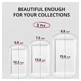 LIFVER Large Serving Platters, 16"/14"/12" Serving Plates Set of 3, Christmas Platter, White Serving Trays Oven Safe, Porcelain Serving Dishes Dinner Plates for Parties, Entertaining, Food, Appetizer